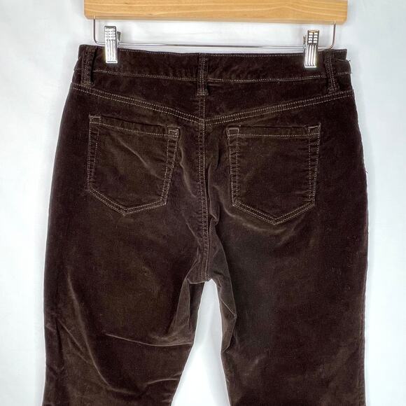 Gloria Vanderbilt Amanda 2.0 Slim Leg Brown Corduroy Pants 8 - Picture 8 of 10